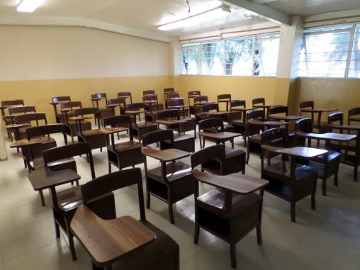 Salon de clases Escuela de Enfermería Uruapan,Mich